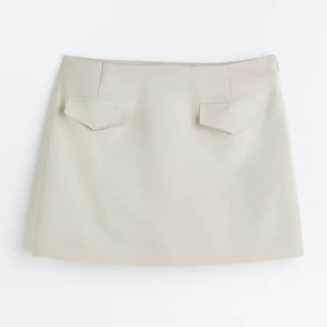 

Юбка H&M Mini, светло-серый
