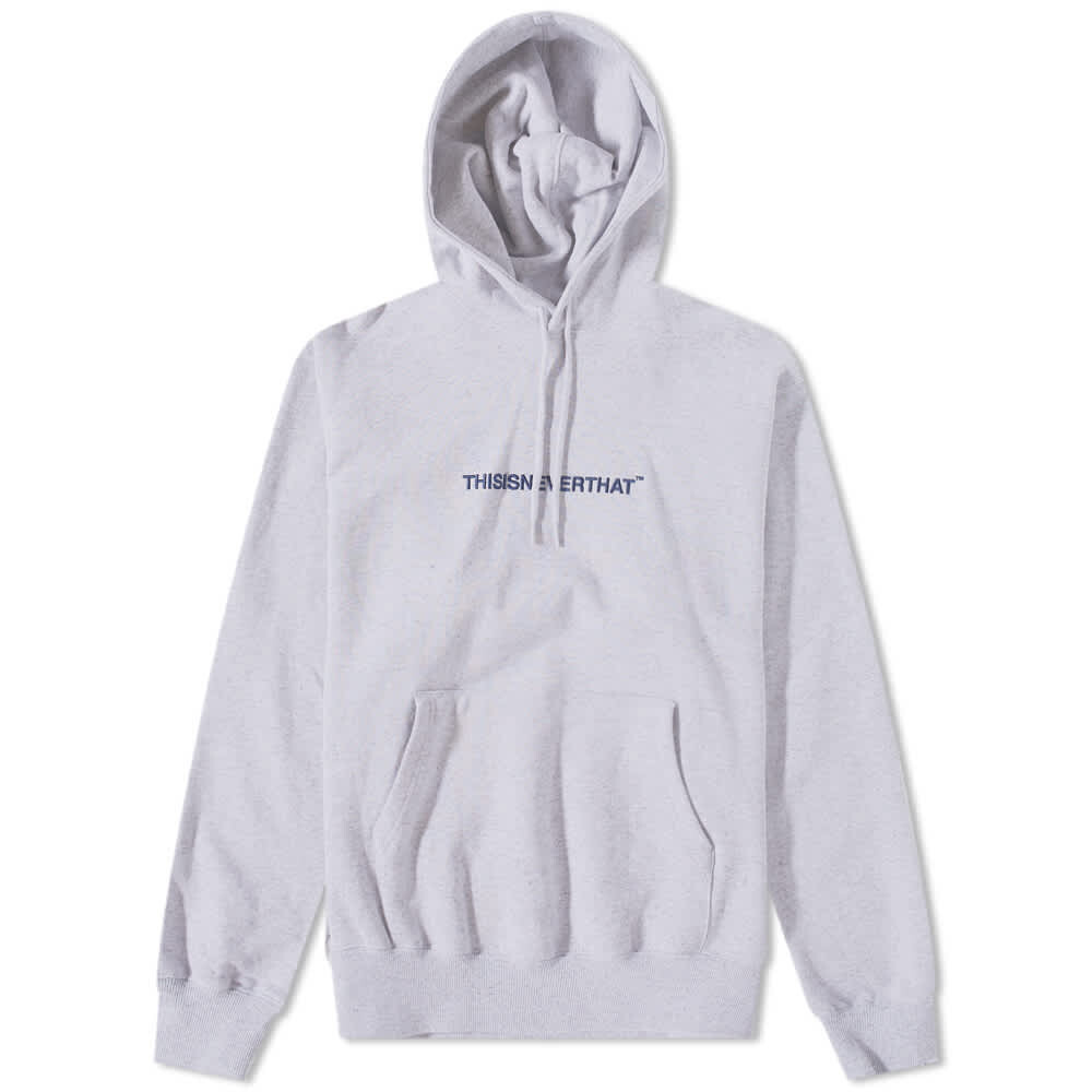 

Толстовка thisisneverthat CPT-Logo Popover Hoody, Серый