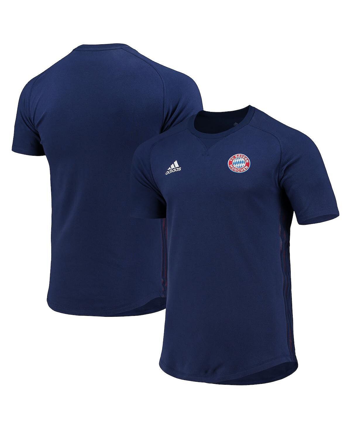 

Мужская синяя футболка bayern munich raglan travel adidas, синий