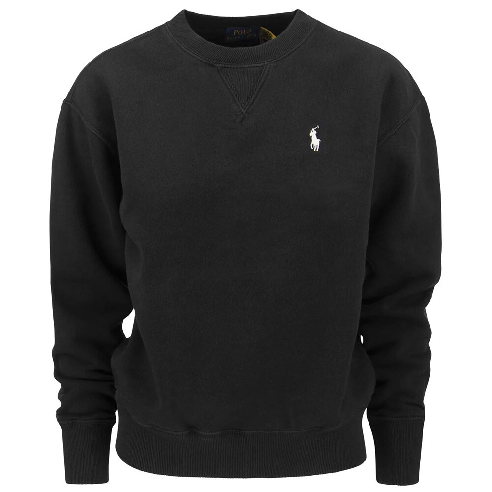 

Свитшот Polo Ralph Lauren Crewneck Cotton, черный