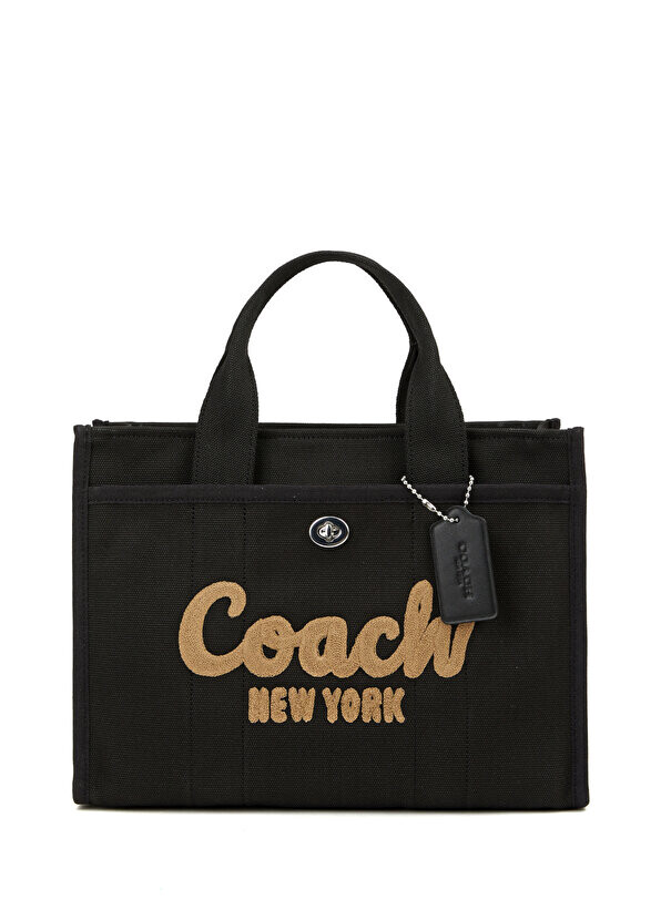 

Черная женская сумка cargo tote Coach