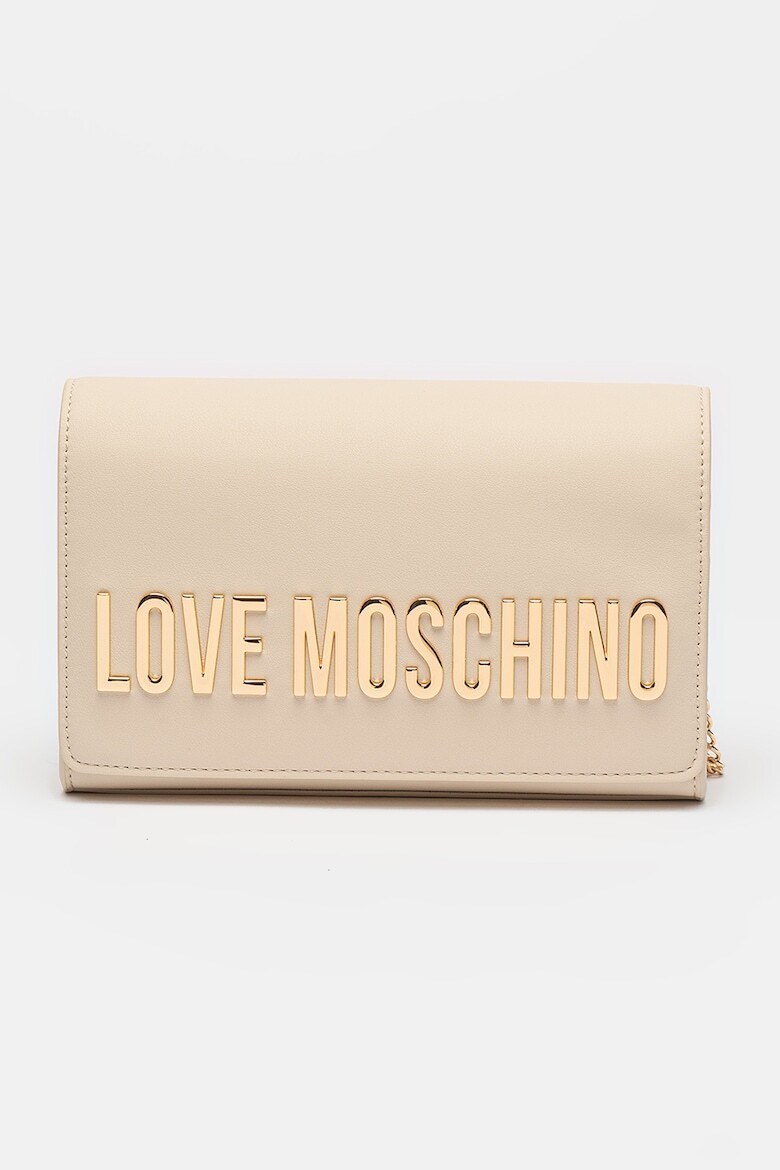 

Клатч из экокожи с логотипом Love Moschino, белый