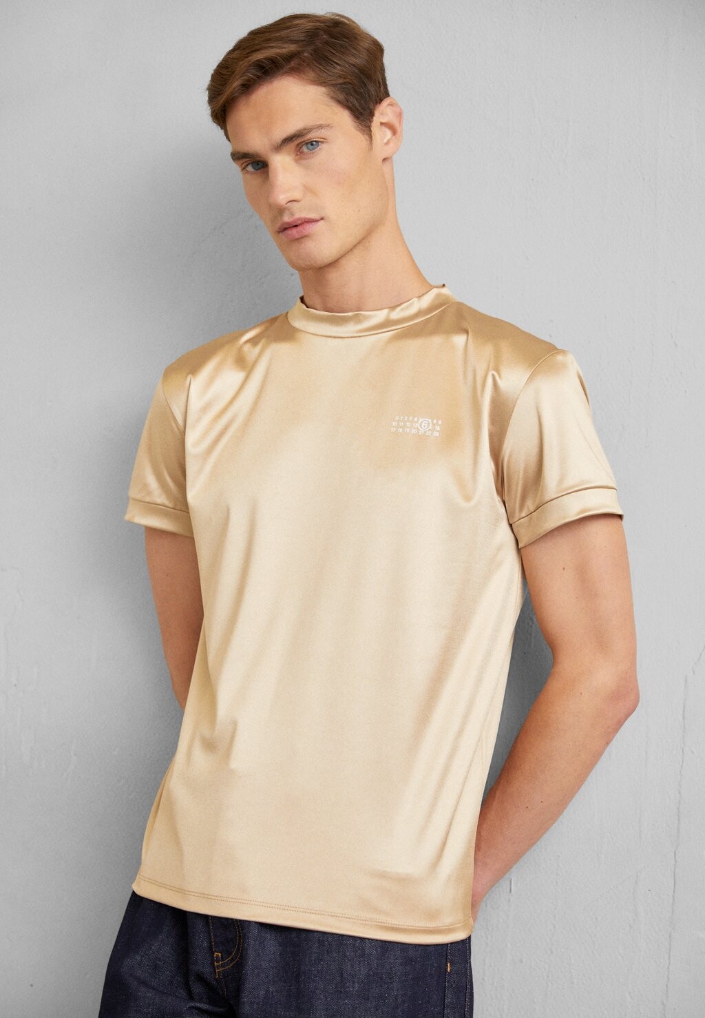 

Футболка с принтом MM6 Maison Margiela