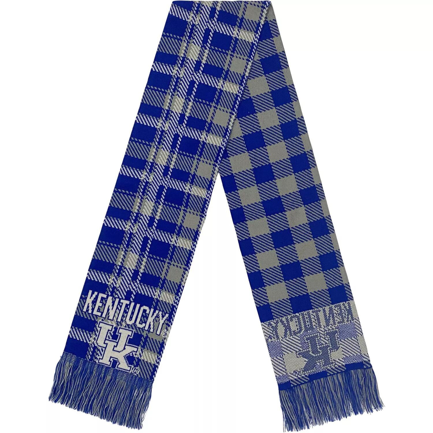 

Шарф в клетку с цветными блоками FOCO Kentucky Wildcats