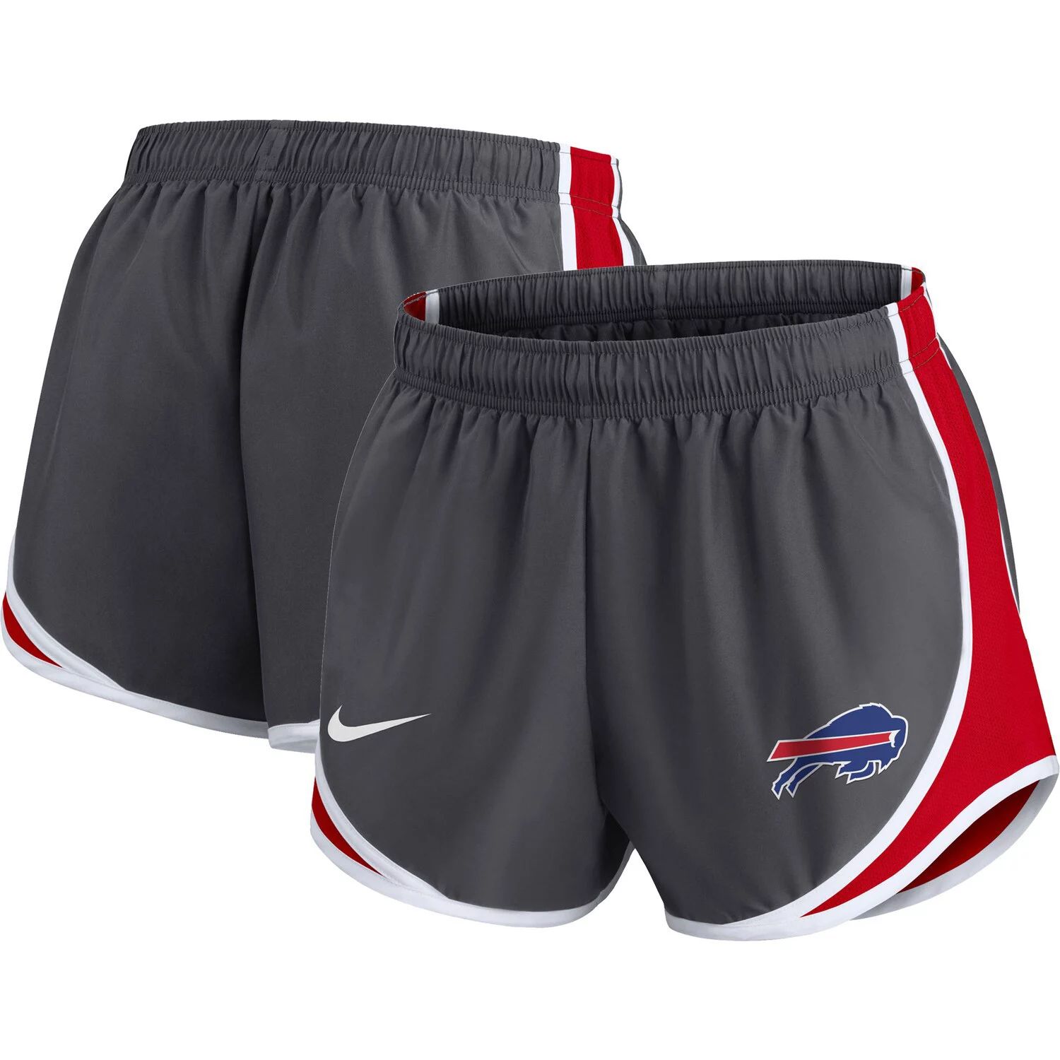 Женские темно-серые шорты Nike Buffalo Bills размера плюс с логотипом Performance Tempo Nike