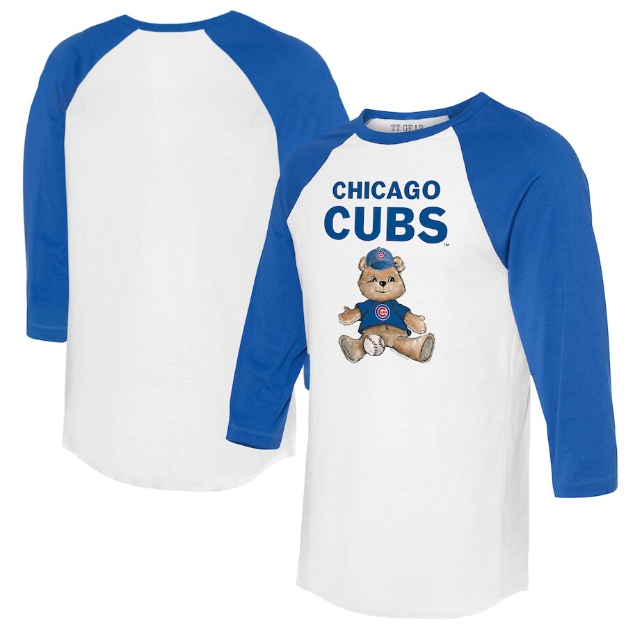 

Футболка с длинным рукавом Tiny Turnip Chicago Cubs, белый