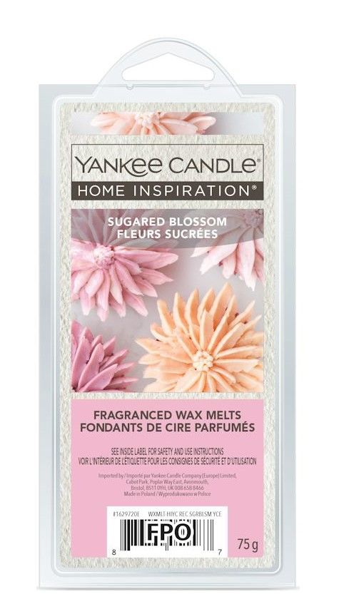 Ароматизированный воск Yankee Candle Home Inspiration Sugared Blossom, 1 шт ароматическая свеча yankee candle home inspiration sugared blossom 340 гр