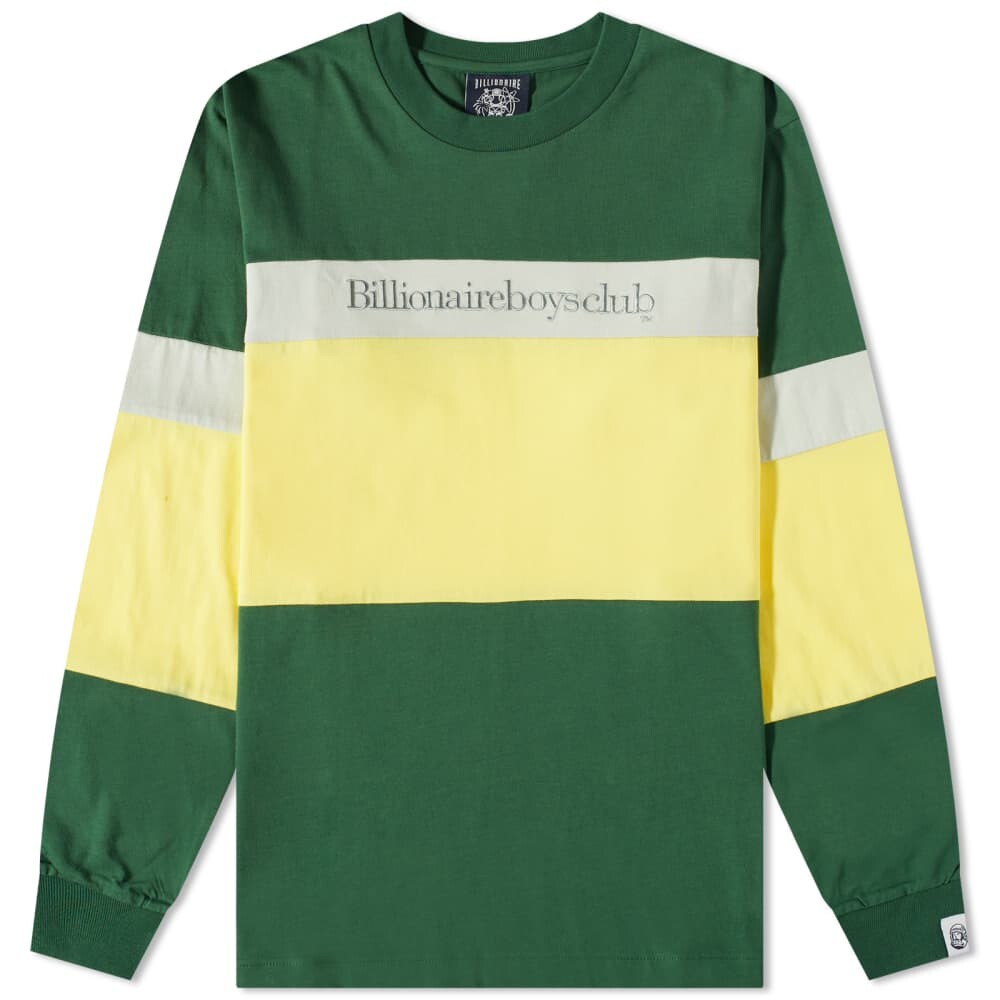 

Футболка Billionaire Boys Club с длинными рукавами и засечками, зеленый