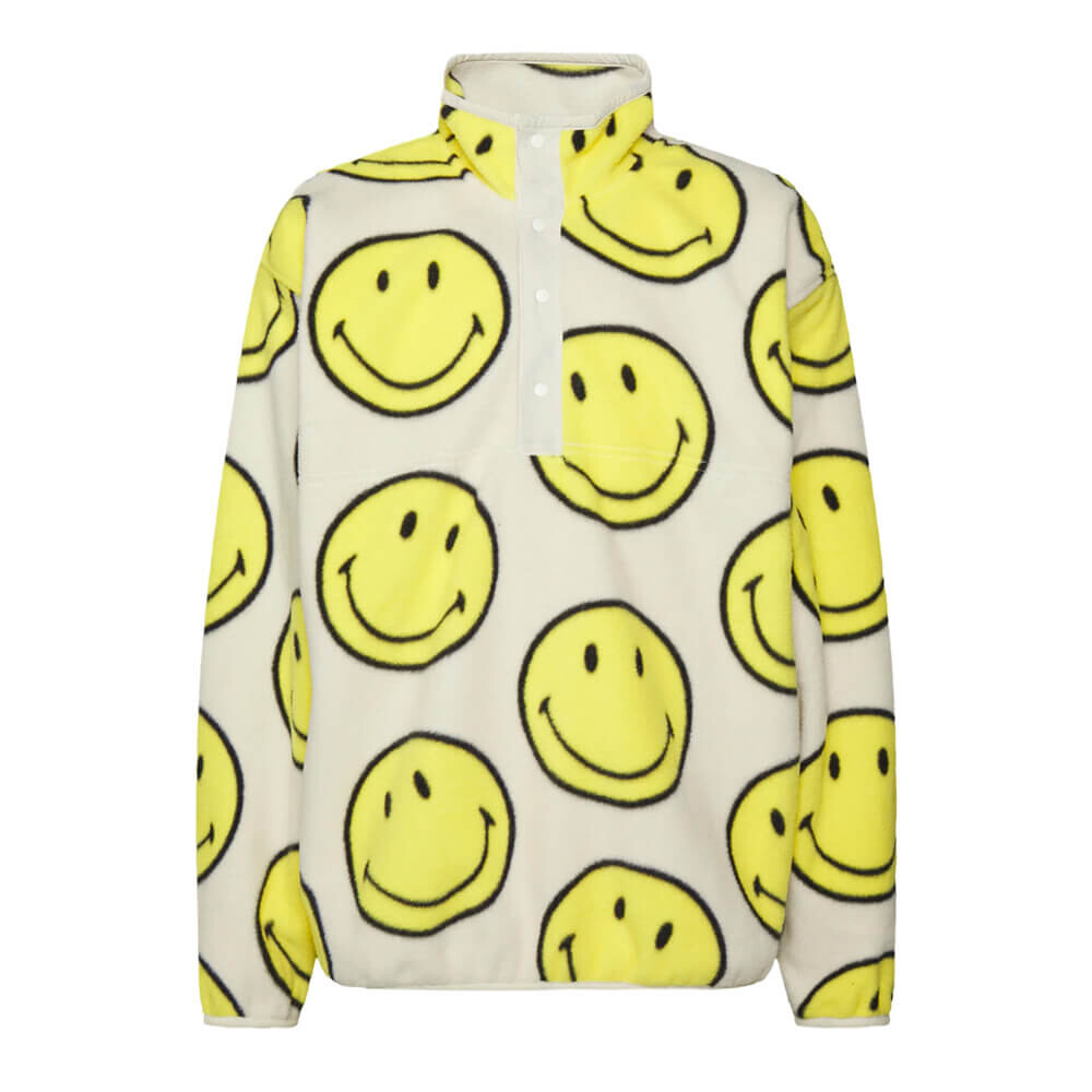 

Толстовка Gap Smiley Arctic Snap Mock Unisex, бежевый