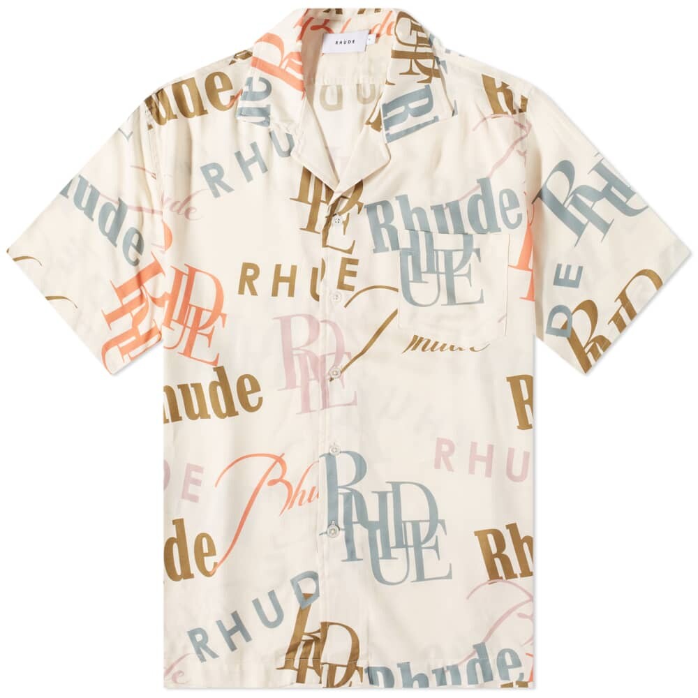

Рубашка Rhude Mash Up Logo Vacation Shirt