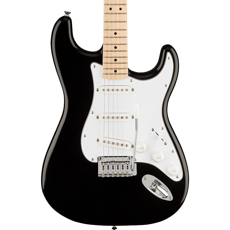 

Squier Affinity Stratocaster - клен, черный