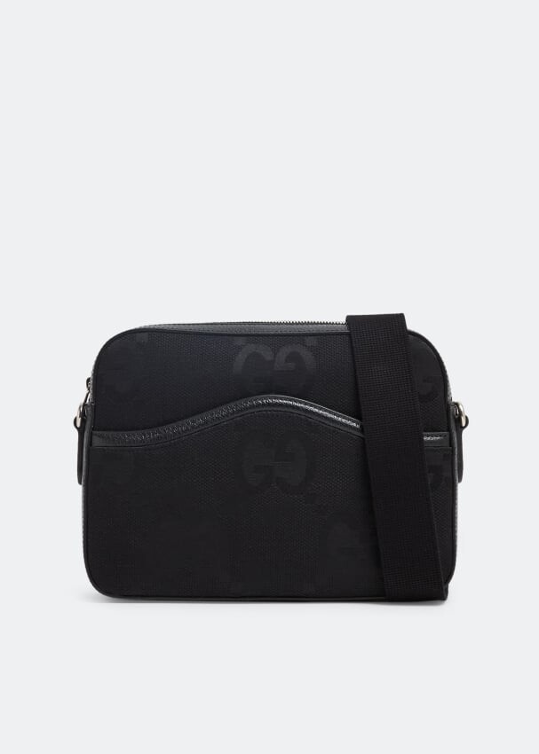 

Сумка GUCCI Jumbo GG messenger bag, черный