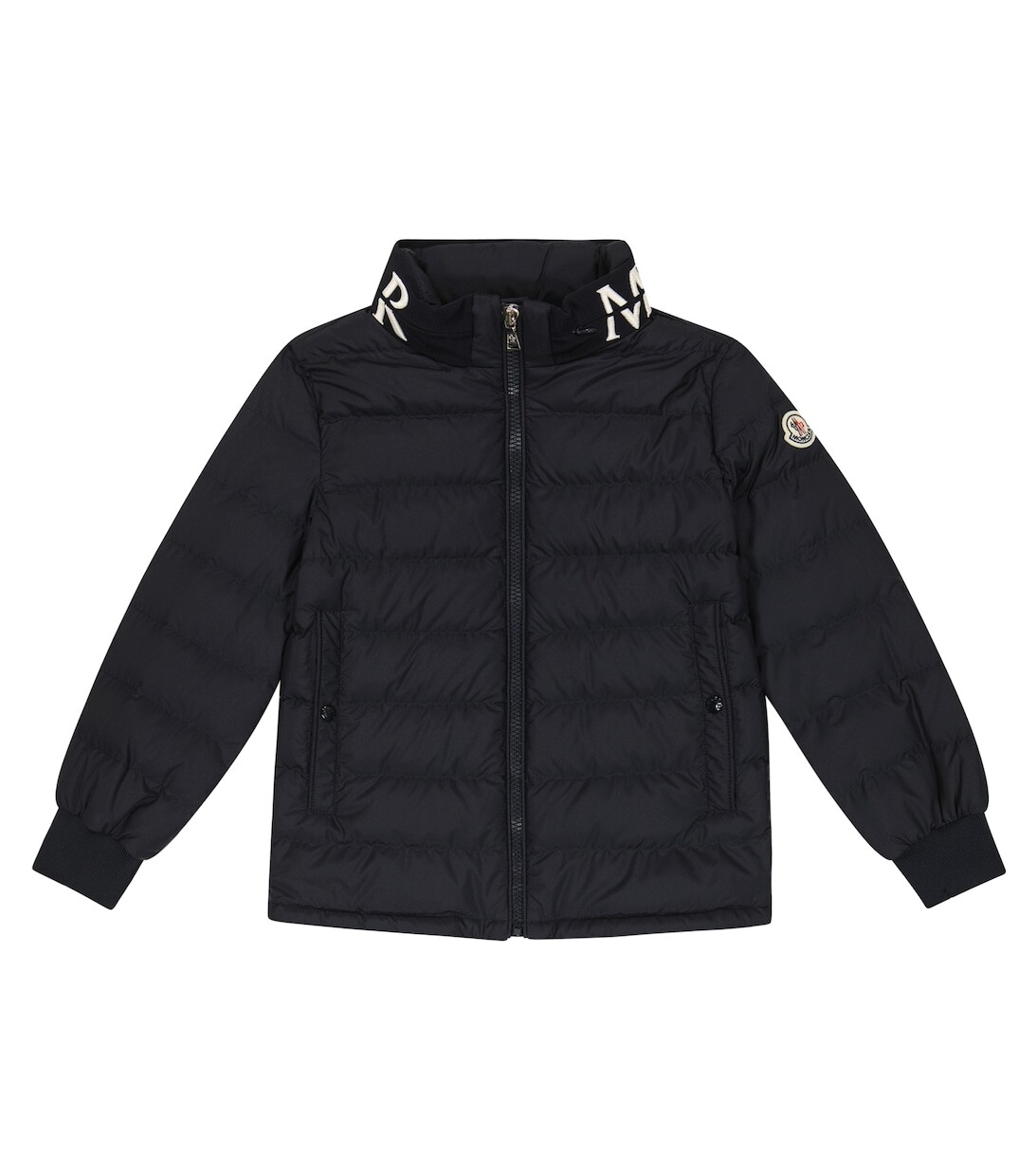 

Пуховик акио Moncler Enfant, синий