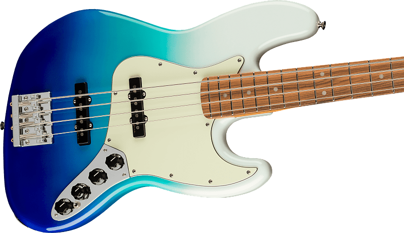 Fender Player Plus Jazz Bass Pau Ferro 2021 гриф Belair Blue layer Plus Jazz Bass Pau Ferro Fingerboard Belair Blue