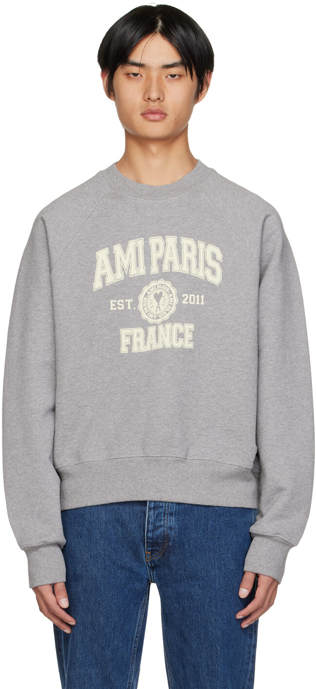 

Серая толстовка 'Ami Paris' AMI Alexandre Mattiussi