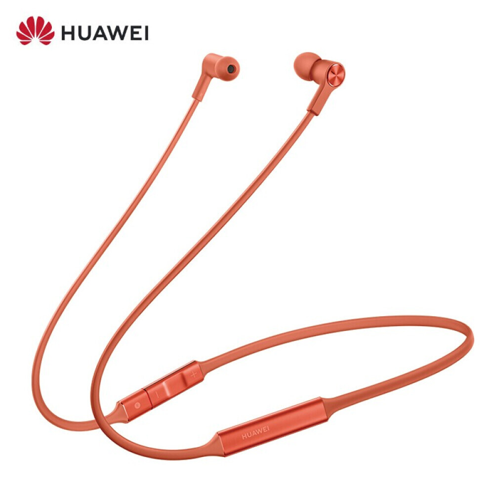 

Беспроводные наушники Huawei FreeLace спортивные, оранжевый