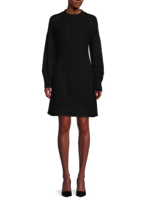 

Мини-платье-свитер Calvin Klein Black, Черный