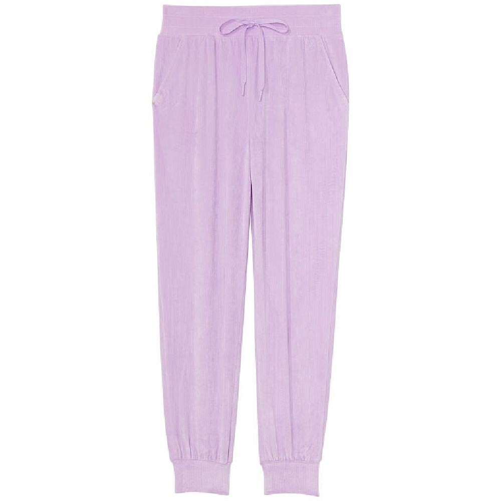 

Джоггеры Victoria's Secret Ribbed Velour, светло-лиловый, Фиолетовый