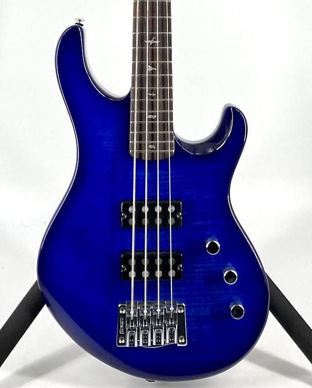 PRS SE Kingfisher 4 String Electric Bass Faded Blue Wrap Around Burst Серийный номер: E70218 PRS SE Kingfisher 4 String Electric Bass Ser#: E70218