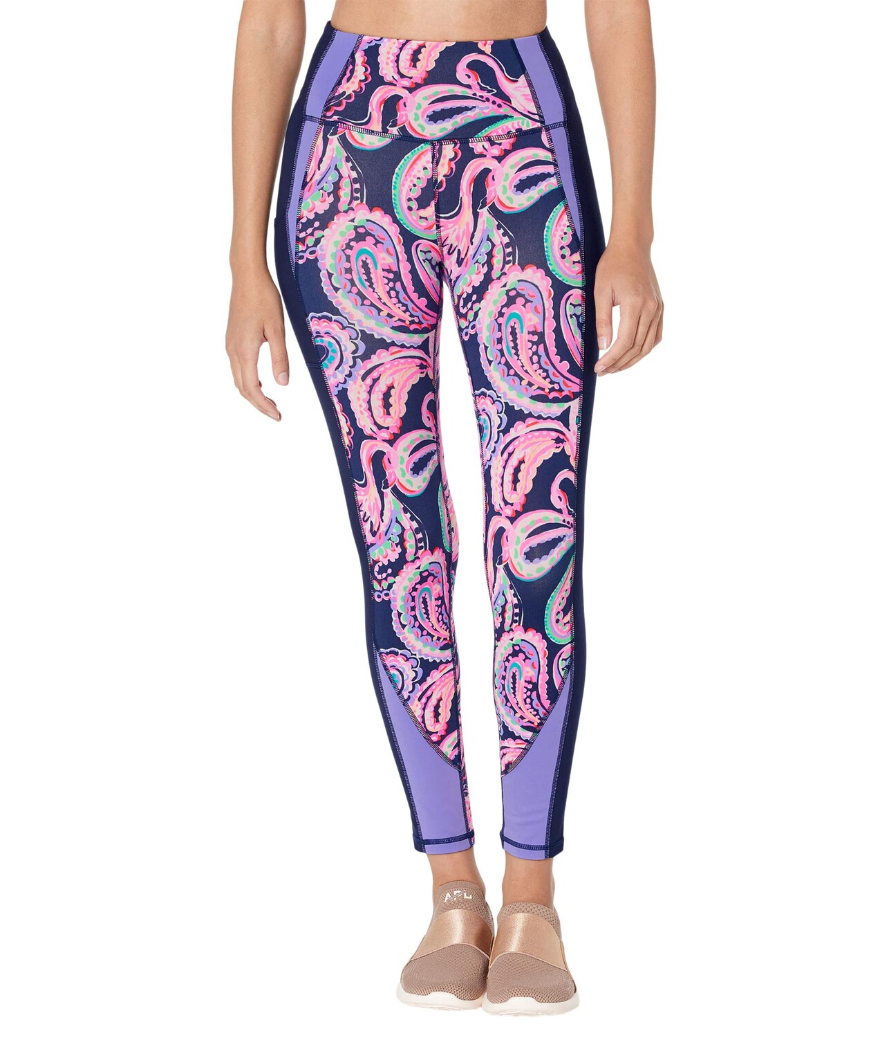 

Брюки с высокой посадкой Lilly Pulitzer, High-Rise Midi, Коричневый