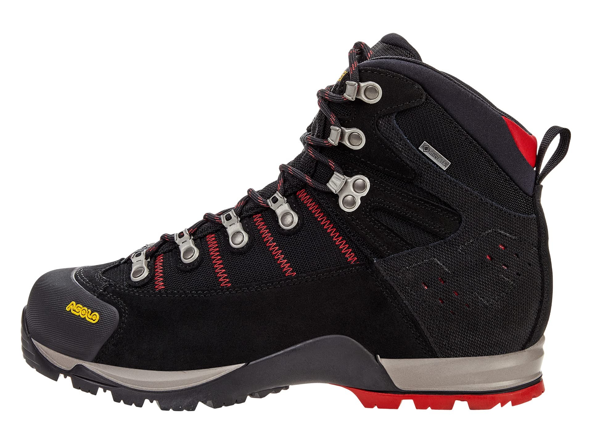 Треккинговые ботинки Asolo Fugitive GTX MM, черный/красный кроссовки fugitive gtx asolo черный