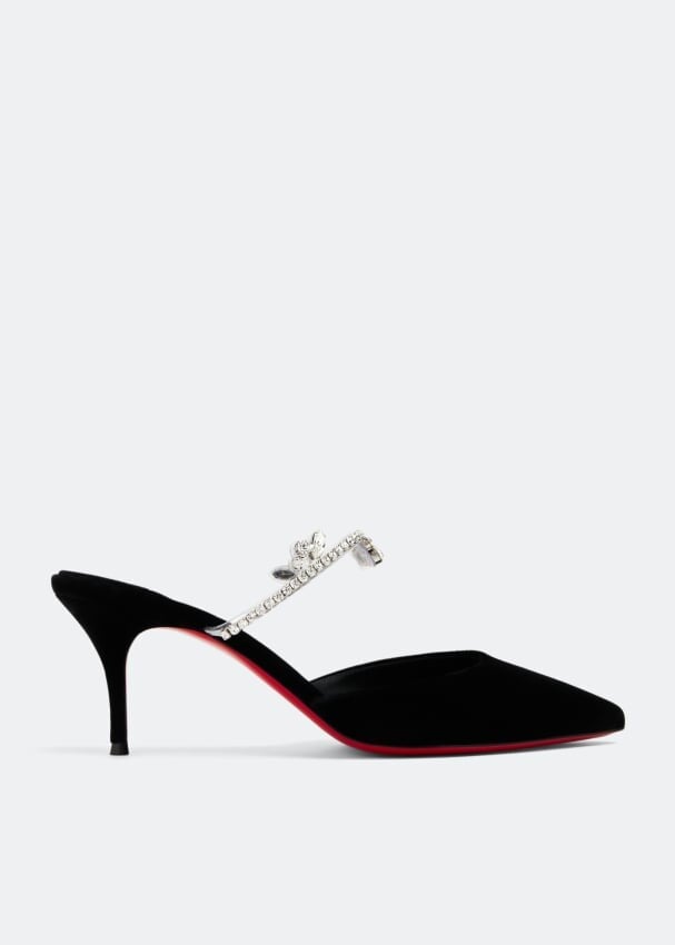 

Мюли CHRISTIAN LOUBOUTIN Planet Queen mules, черный