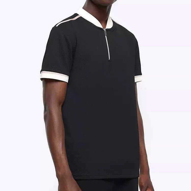 

Поло River Island Slim Fit, черный