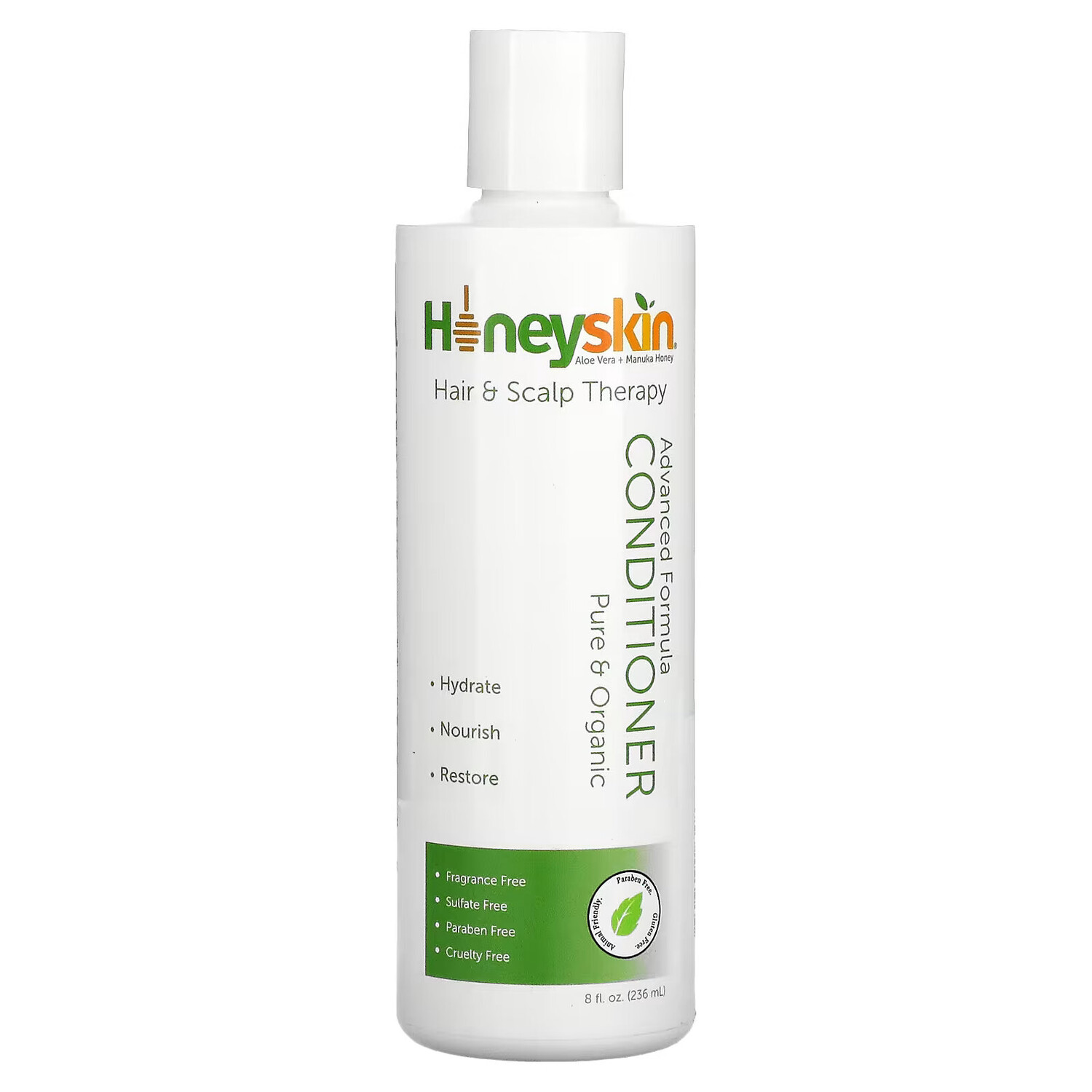 

Honeyskin, Hair & Scalp Therapy, кондиционер с улучшенной формулой, 236 мл (8 жидк. Унций)