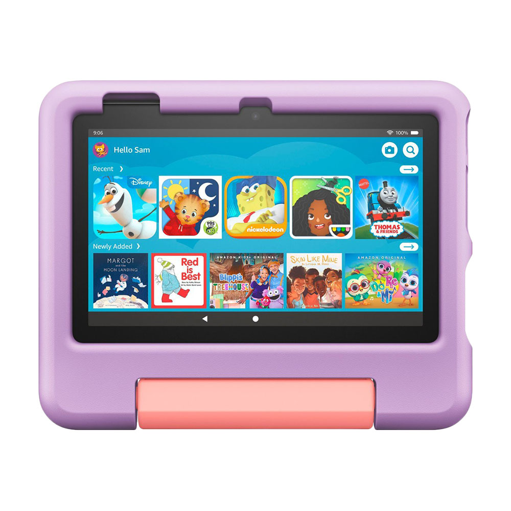 Планшет Amazon Fire 7 Kids Edition 2022, 7, 2Гб/16Гб, пурпурный