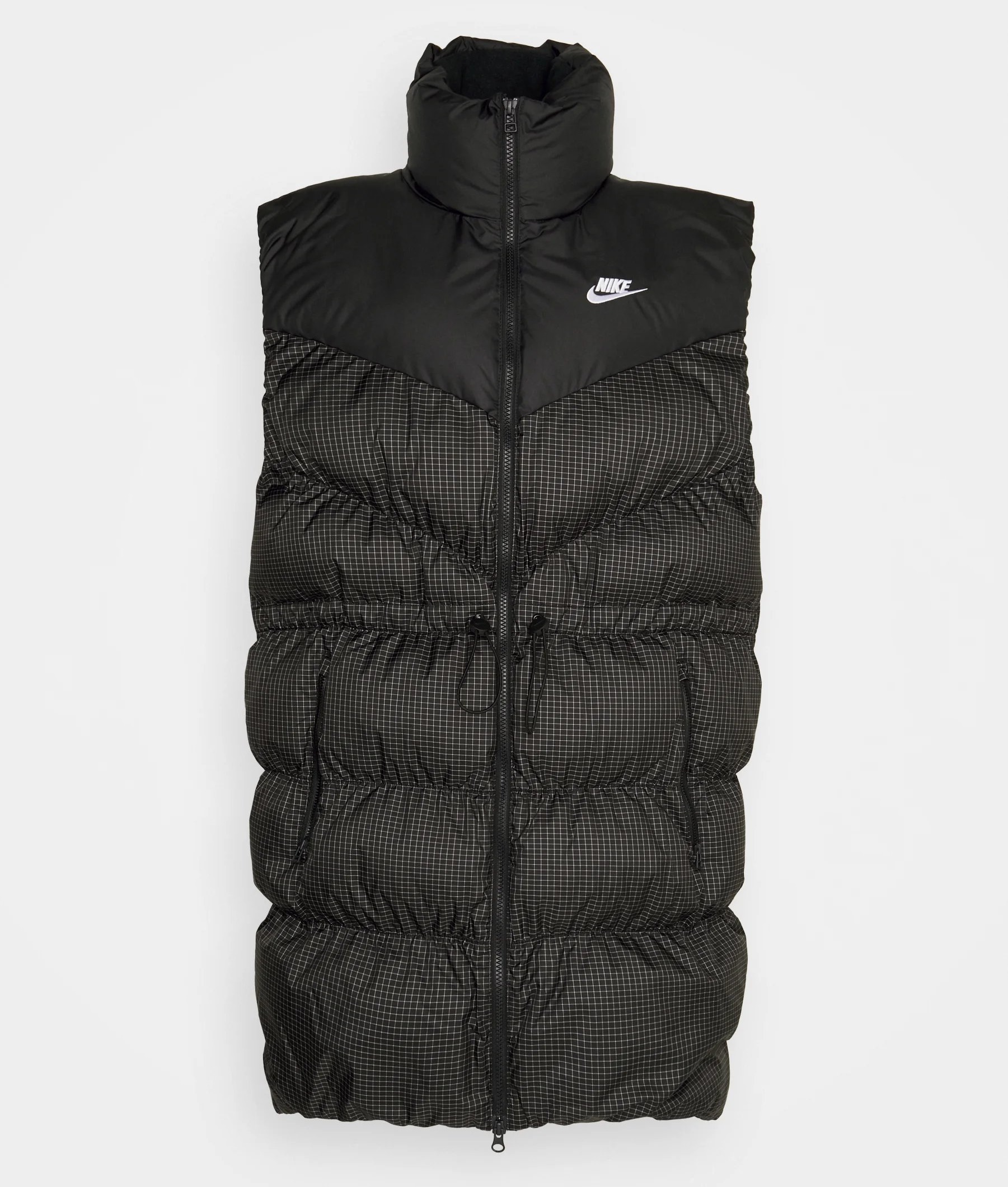 цена Утепленный жилет Nike Sportswear, черный/белый