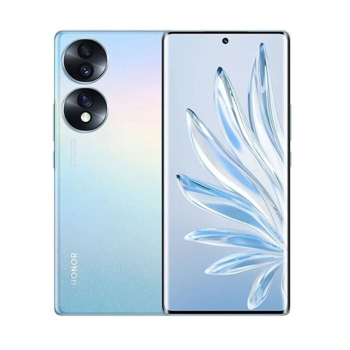 

Смартфон Honor 70, 8 Гб/ 256 Гб, 5G, Dual Sim, Icelandic Frost, Голубой