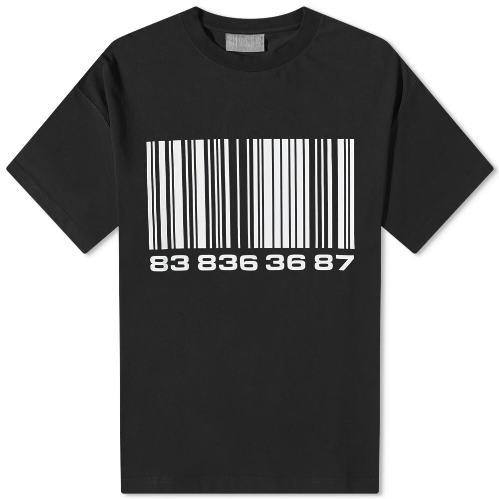 

Футболка VTMNTS Big Barcode Tee, Черный