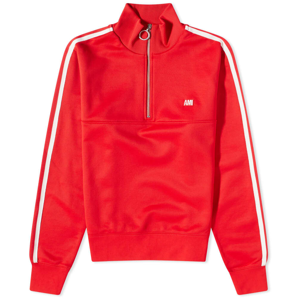 

Толстовка AMI Track Quarter Zip, Красный