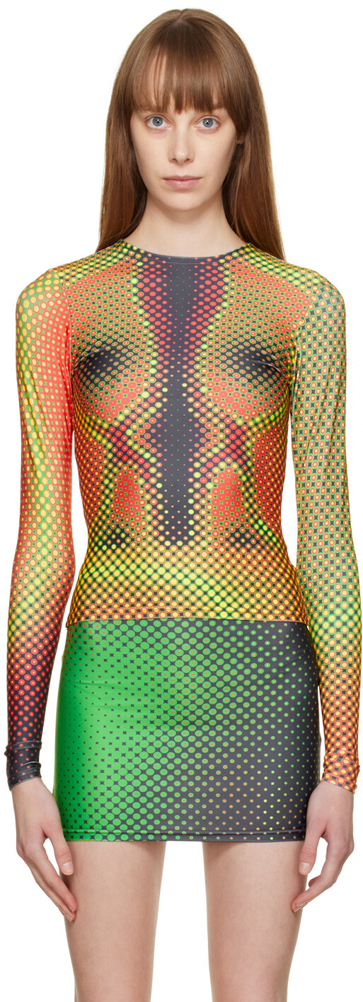 

Эксклюзивная черная футболка с длинным рукавом SSENSE Capsule Sinead Gorey