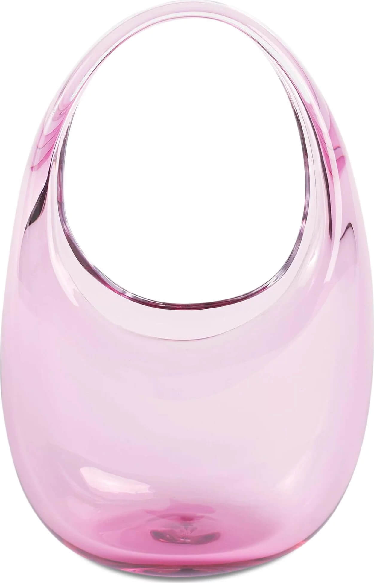 Сумка-хобо Coperni Glass Mini Swipe Object, розовый цена и фото
