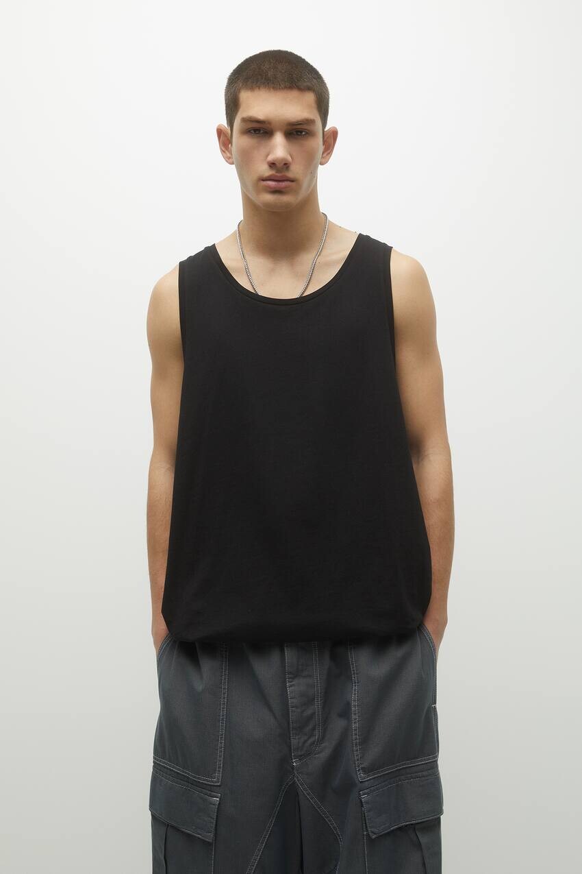 

Базовая майка Pull&Bear, черный