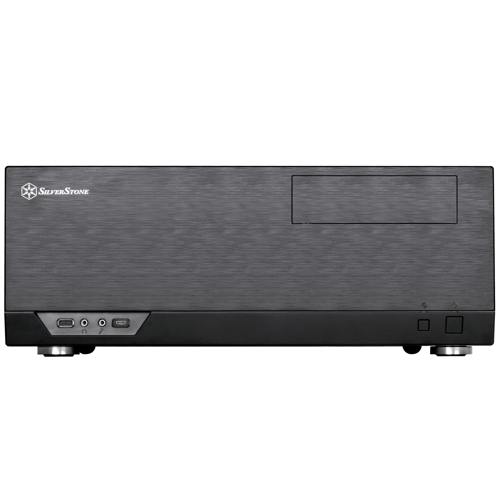 Корпус SilverStone GD09, Desktop, SST-GD09B-C, черный