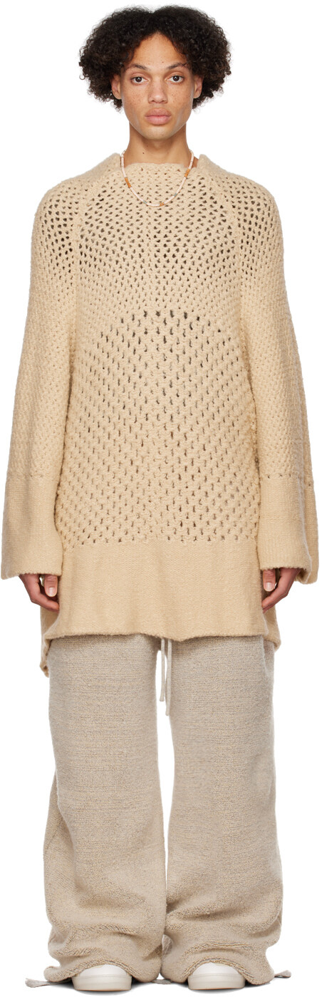 

Удлиненный свитер SSENSE Exclusive Beige Armor Isa Boulder, Коричневый