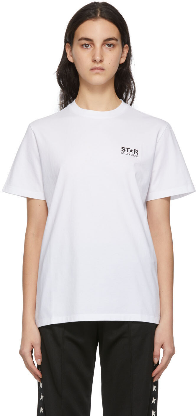 

Белая футболка Daris Star Golden Goose