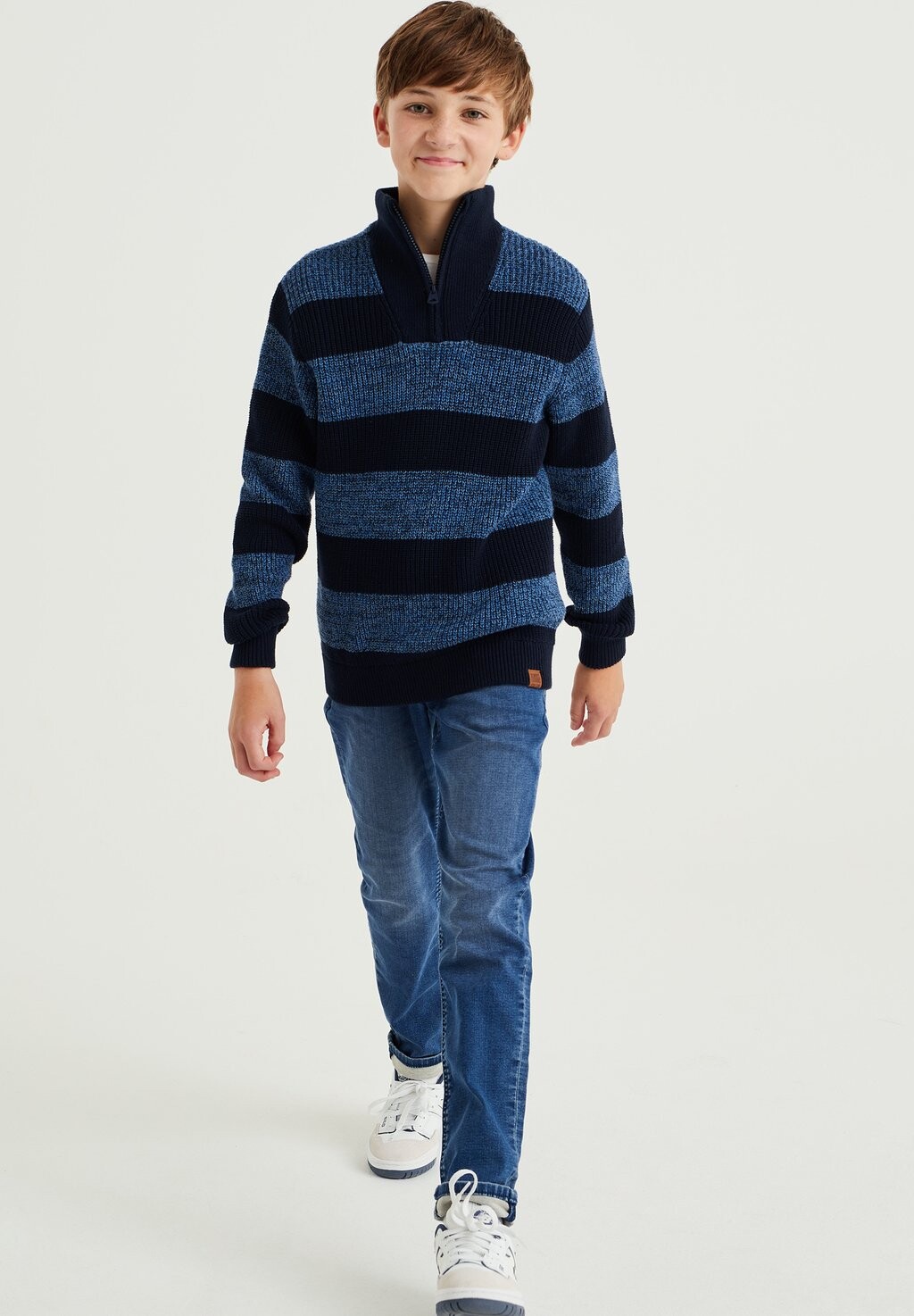 

Вязаный свитер WE Fashion, цвет blue