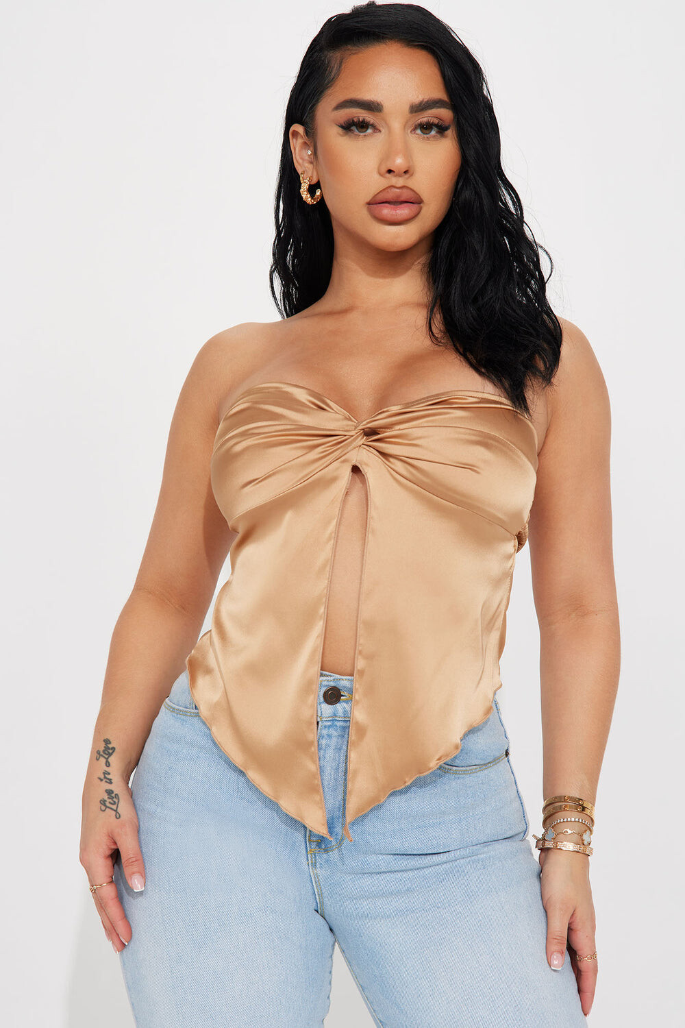 

Топ Fashion Nova T4291CPD, серо-коричневый