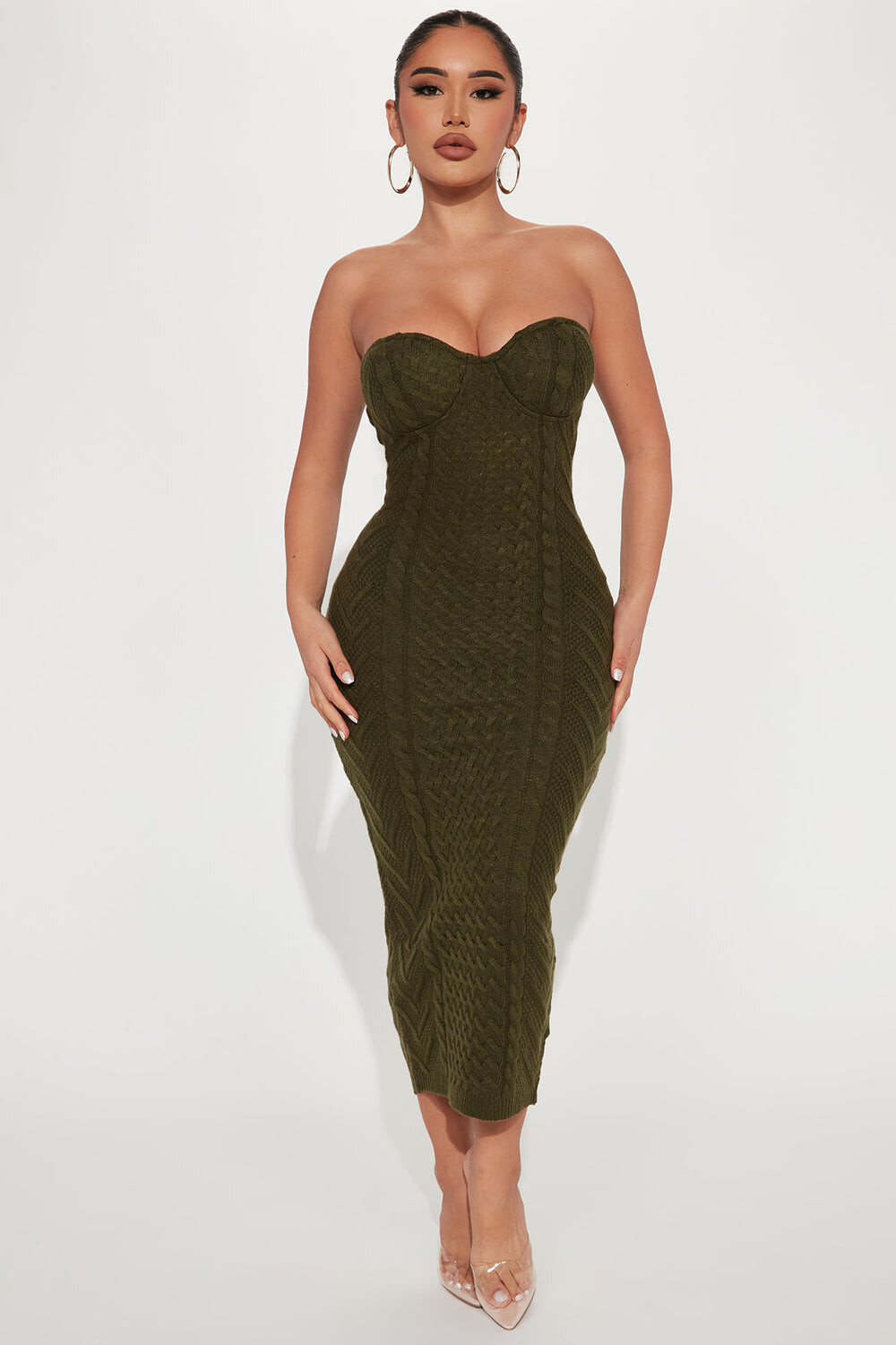 

Свитер Fashion Nova SHD1719, оливковый