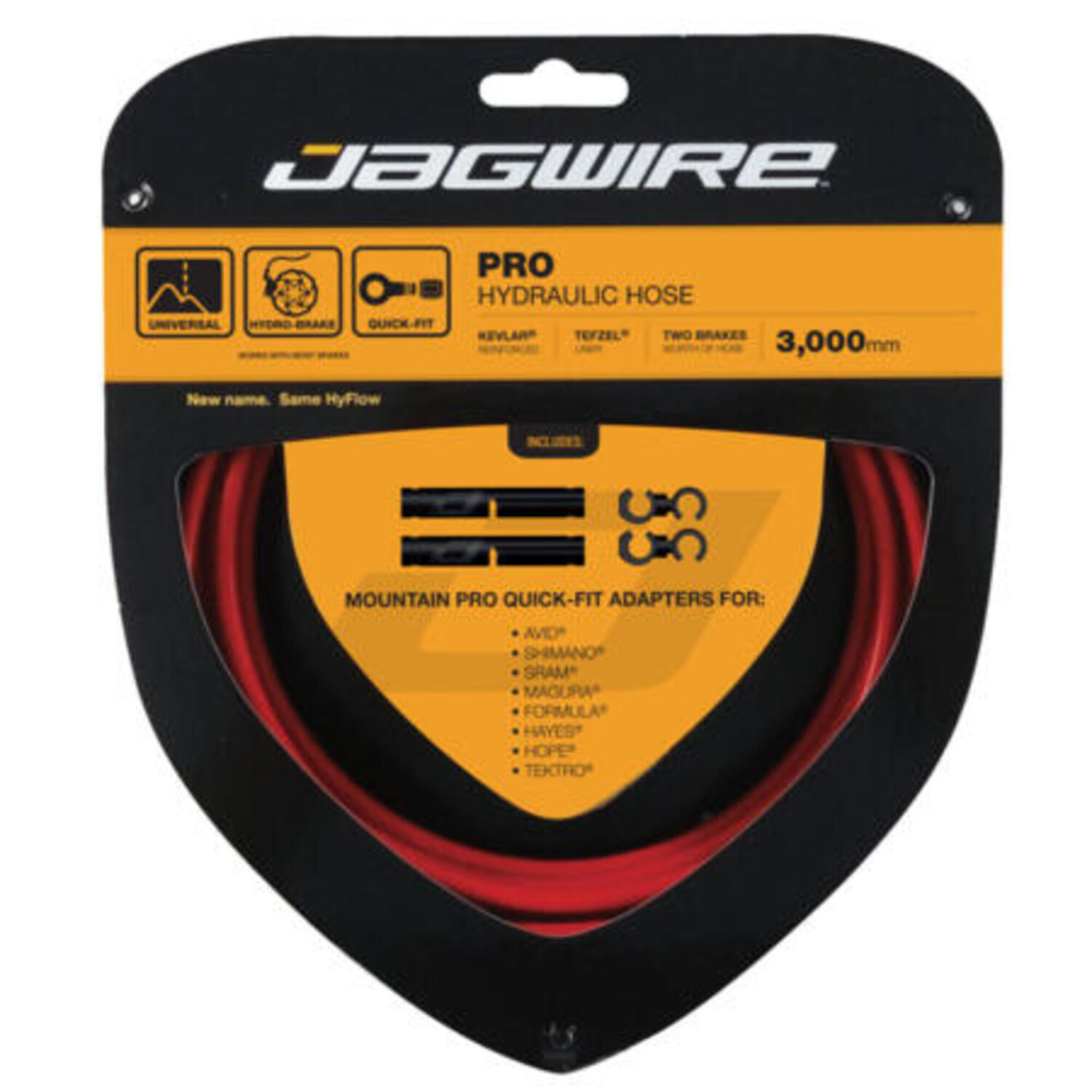 

Комплект гидравлических шлангов Jagwire Pro, красный / красный / красный