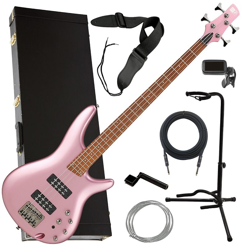 

Бас-гитара Ibanez SR300E - розовое золото металлик ПОЛНЫЙ НАБОР БАСС SR300E - Pink Gold Metallic
