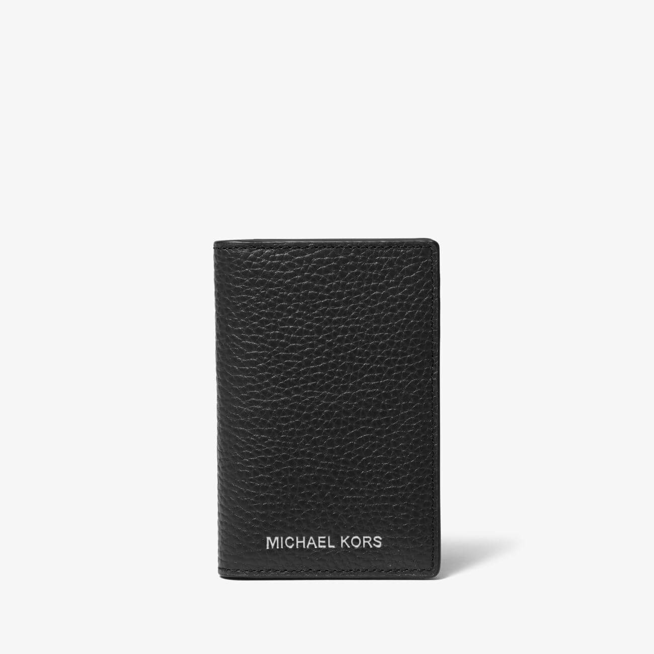 

Кошелек Michael Kors Hudson Leather Bi-Fold, черный