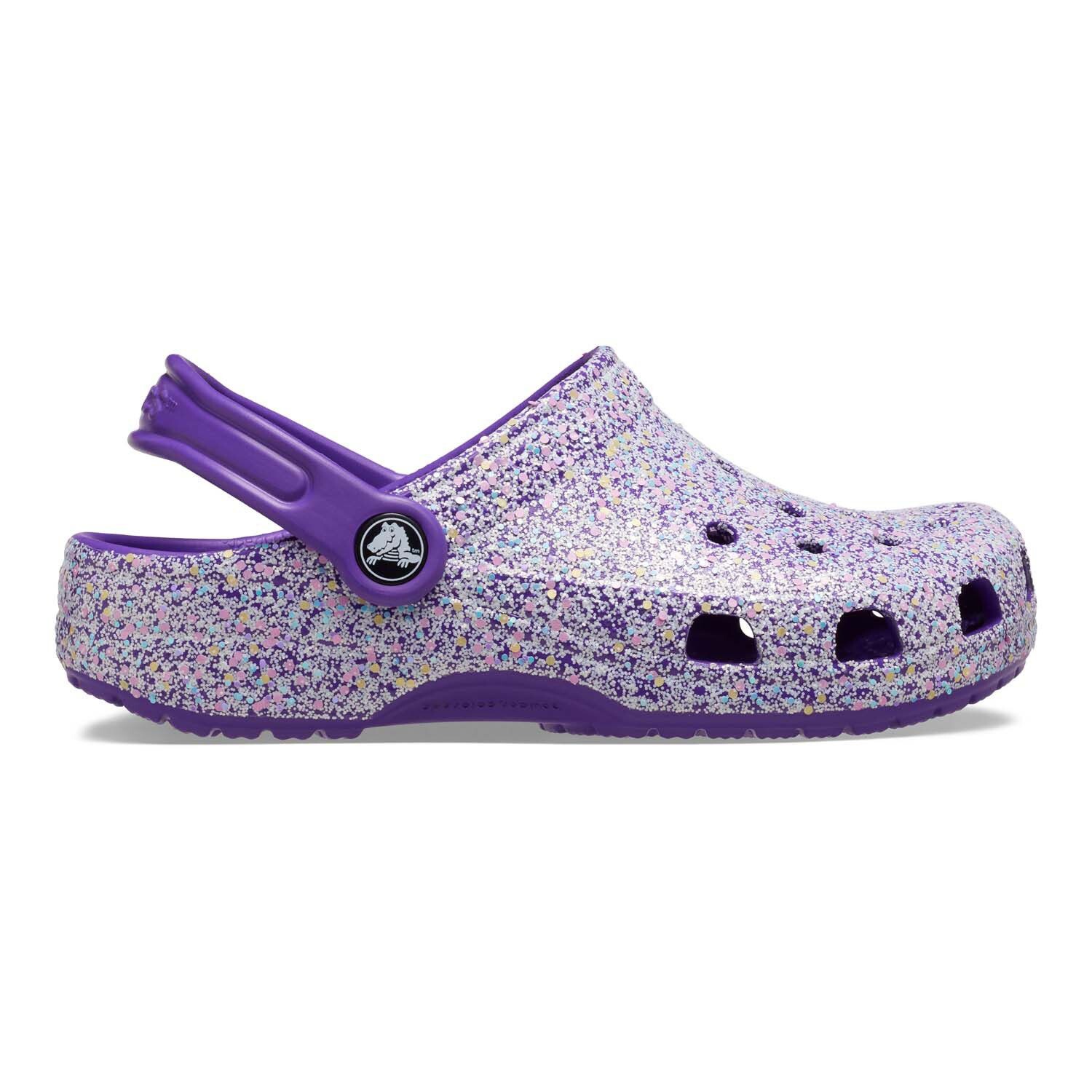 

Классические детские сабо Crocs с блестками Crocs