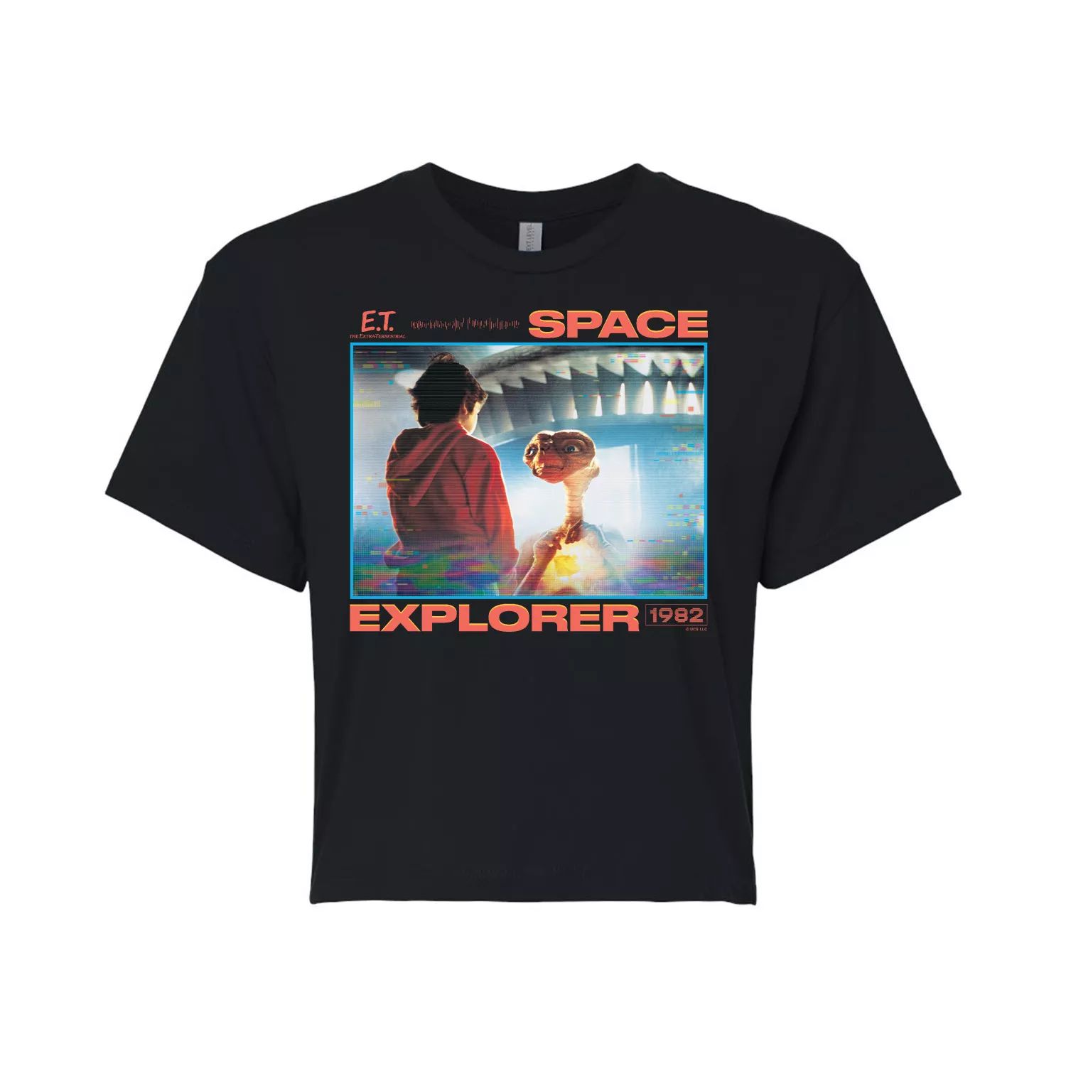 Юниоры E.T. Укороченная футболка с рисунком Space Explorer Licensed Character юниоры e t укороченная футболка с рисунком shine together licensed character белый