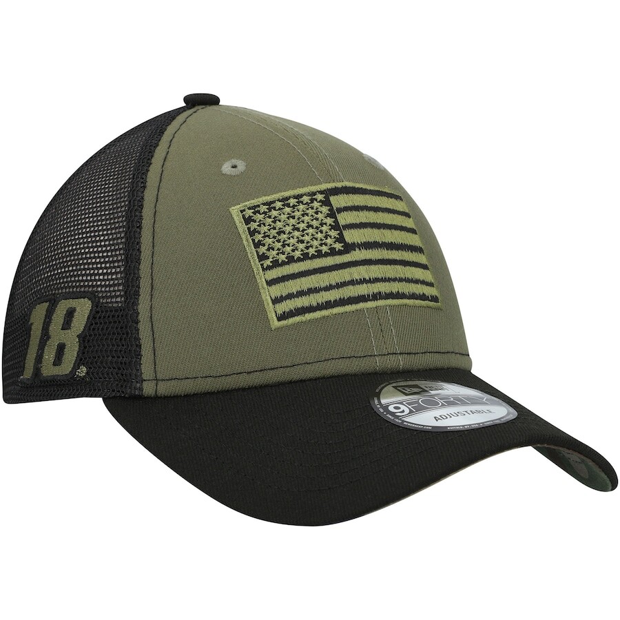 

Бейсболка New Era Kyle Busch, оливковый