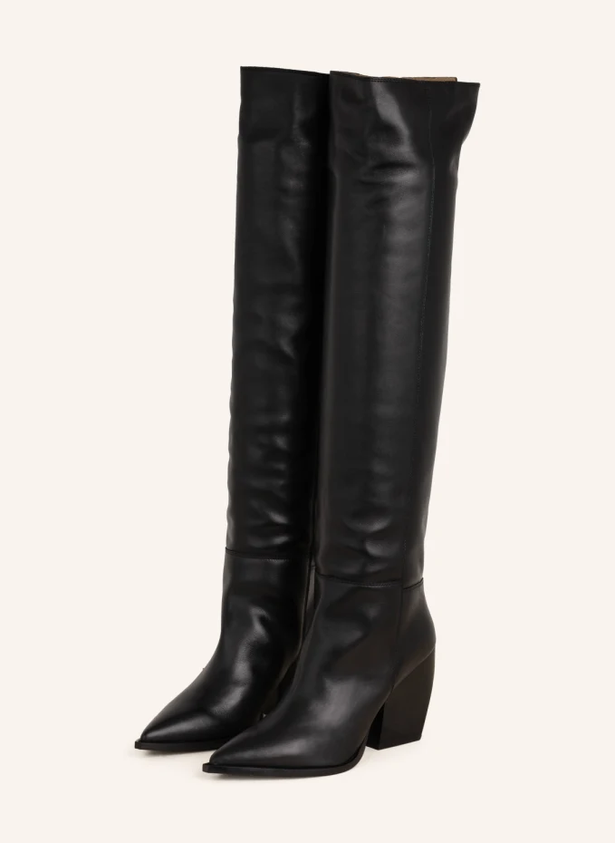 

Сапоги выше колена reina Allsaints, черный