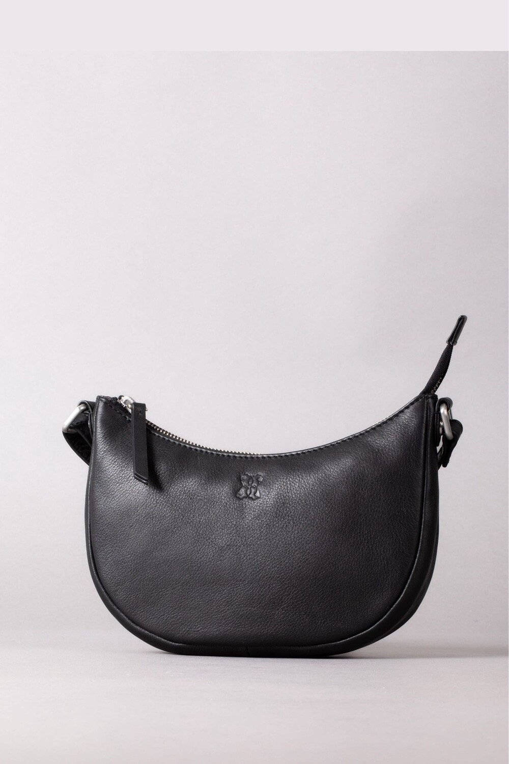 

Сумка через плечо Coniston с полумесяцем Lakeland Leather, черный